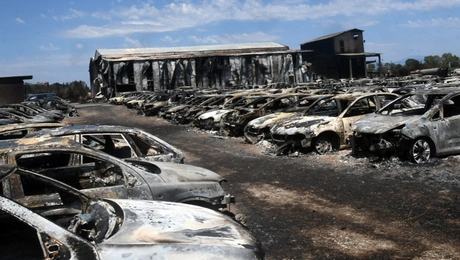 Φωτιά στην Πάτρα