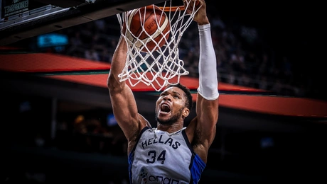 Ο Γιάννης Αντετοκούνμπο στο Eurobasket