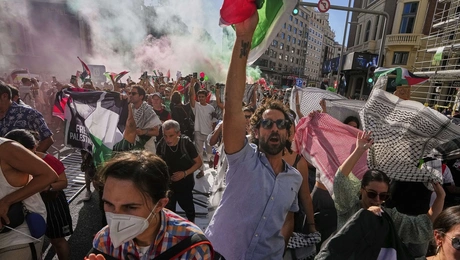 ισπανια ισραηλ διαδηλωση