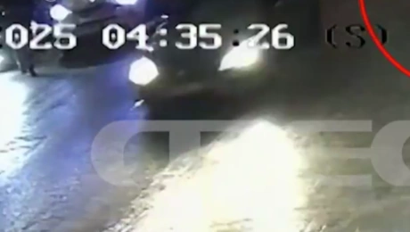 Το όχημα που χτύπησε τον αστυνομικό στην καταδίωξη