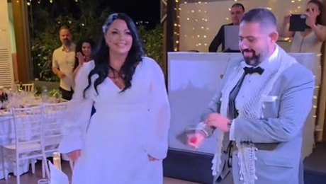 Ζευγάρι στην Κρήτη έκοψε burger στον γάμο του