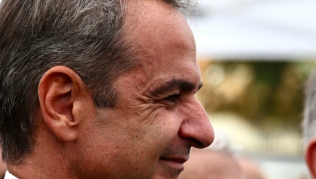 Ο Κυριάκος Μητσοτάκης στη ΔΕΘ