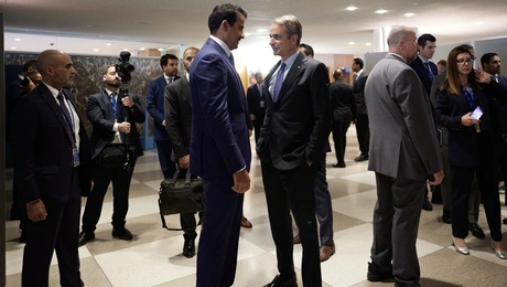 Ο Κυριάκος Μητσοτάκης στη Νέα Υόρκη