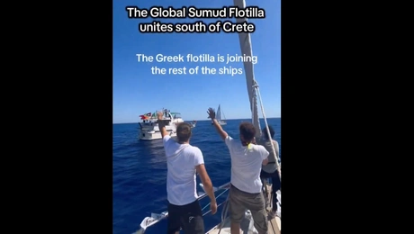 Ο Στόλος για τη Γάζα συναντάται