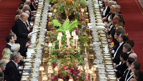 Το επίσημο δείπνο στη Βρετανία παρουσία Τραμπ