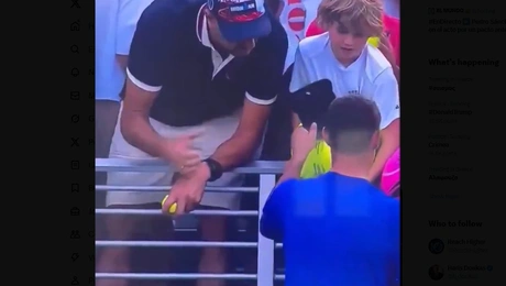 Η στιγμή που ο Πολωνός CEO κλέβει καπέλο στο US Open