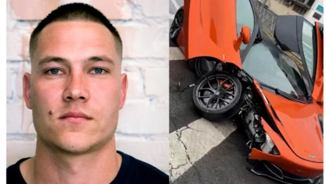 Ο κασκαντέρ και η κατεστραμμένη του McLaren