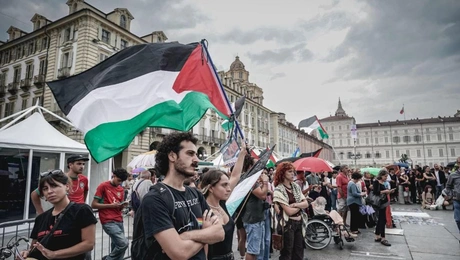 Διαμαρτυρία για την Παλαιστίνη