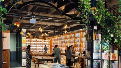 βιβλιοπωλείο - καφέ
