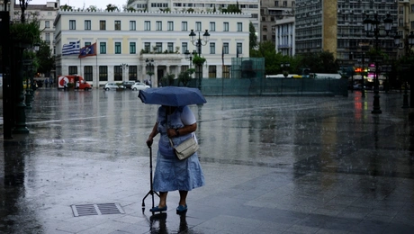 Βροχερός καιρός στην Αθήνα