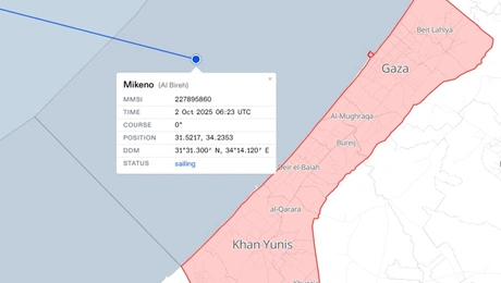 Το Mikeno του Global Sumud Flotilla