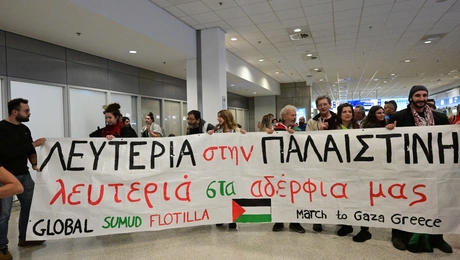 Υποδοχή του Global Sumud Flotilla