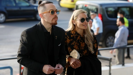 Η Βασιλική Μιλλούση με τον Λευτέρη Πετρούνια