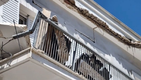 Το μπαλκόνι που κατέρρευσε στο Άργος