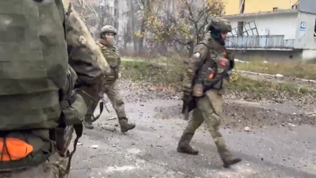 Ρωσικά στρατεύματα στην πόλη του Ποκρόβσκ