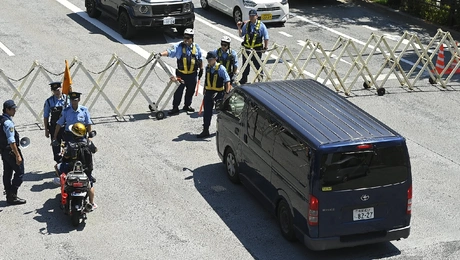 Μπλόκο της αστυνομίας στο Τόκυο