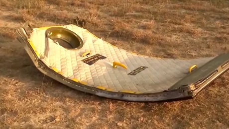 Τα συντρίμμια του αεροπλάνου στην Τουρκία