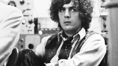 Syd Barrett, founding singer, songwriter and guitarist of Pink Floyd, at a 1967 BBC Radio taping. (Photo by Chris Walter/WireImage)