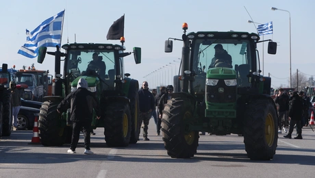 Μπλόκο αγροτών στα Μάλγαρα