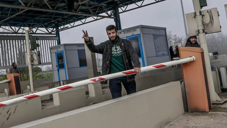 Αγρότης από το μπλόκο του Μακρυχωρίου 