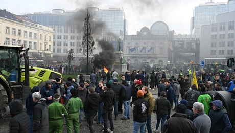 Συγκέντρωση αγροτών στις Βρυξέλλες