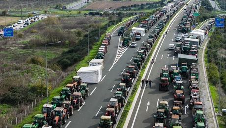 Μπλόκο αγροτών στην Καρδίτσα