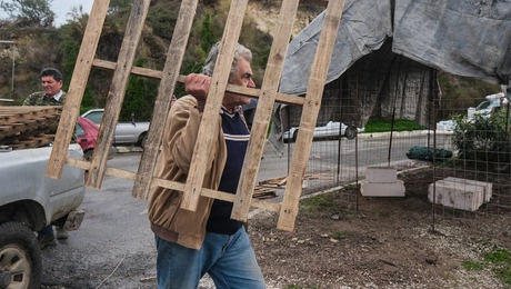 Αγρότης σε μπλόκο