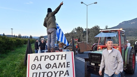 Μπλόκο αγροτών στην Αργολίδα