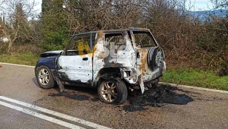 Άνδρας κάηκε μέσα στο αυτοκίνητό του