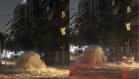 Το φρεάτιο που υπερχείλισε στην Καλλιθέα