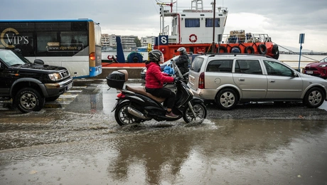 Κακοκαιρία στη Λέσβο