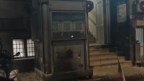 επίθεση-μολότοφ-κυψελη-αστυνομικο-τμημα