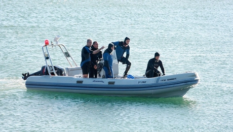 Λιμενικό στα ανοιχτά της Θεσσαλονίκης