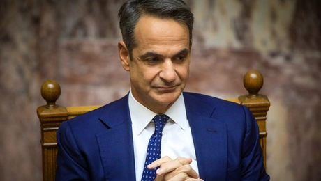 Ο Κυριάκος Μητσοτάκης στη Βουλή