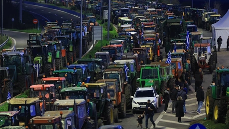 Μπλόκα αγρότες