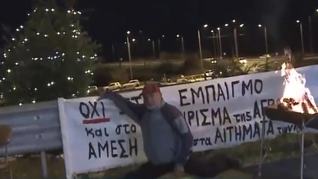 Αγρότης κάνει σπαγγάτο σε ζωντανή μετάδοση
