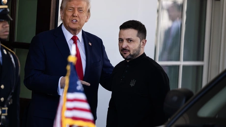 Ντόναλντ Τραμπ και Βολοντιμίρ Ζελένσκι