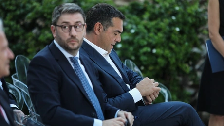 Αλέξης Τσίπρας και Νίκος Ανδρουλάκης