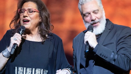 Η Μαρία Φαραντούρη και ο Τάσης Χριστογιαννόπουλος στο Μέγαρο Μουσικής Αθηνών