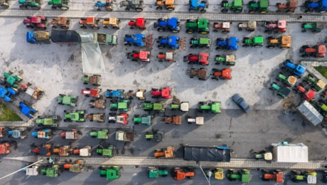 Μπλόκο αγροτών στον Προμαχώνα Σερρών