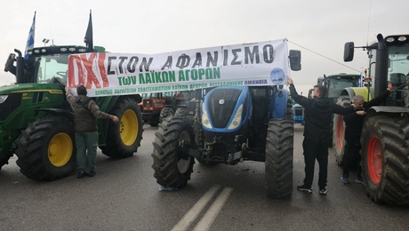 Αγροτικό μπλόκο στα Μάλγαρα