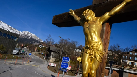 Έξω από το Κραν Μοντανά στην Ελβετία