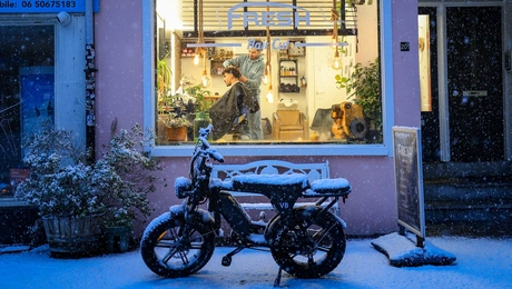 Χιονόπτωση στην Ολλανδία Ευρώπη