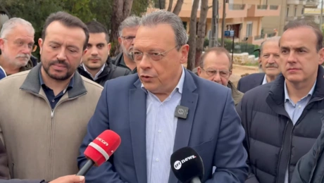 Ο Σωκράτης Φάμελλος στη Γλυφάδα