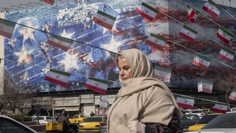 Τοιχογραφία για τον πόλεμο στο Ιράν