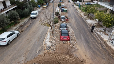 Τα αποτελέσματα της κακοκαιρίας στη Γλυφάδα