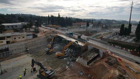 Κατεδάφιση της Γέφυρας Πανοράματος στη Θεσσαλονίκη