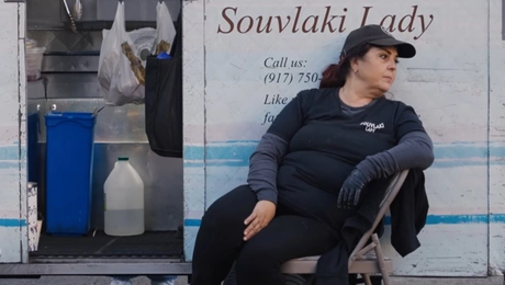 souvlaki lady