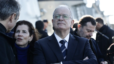 Ο Κώστας Τασούλας στην υποδοχή του Κίμωνα