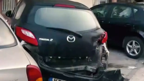 Οδηγός τράκαρε 15 οχήματα